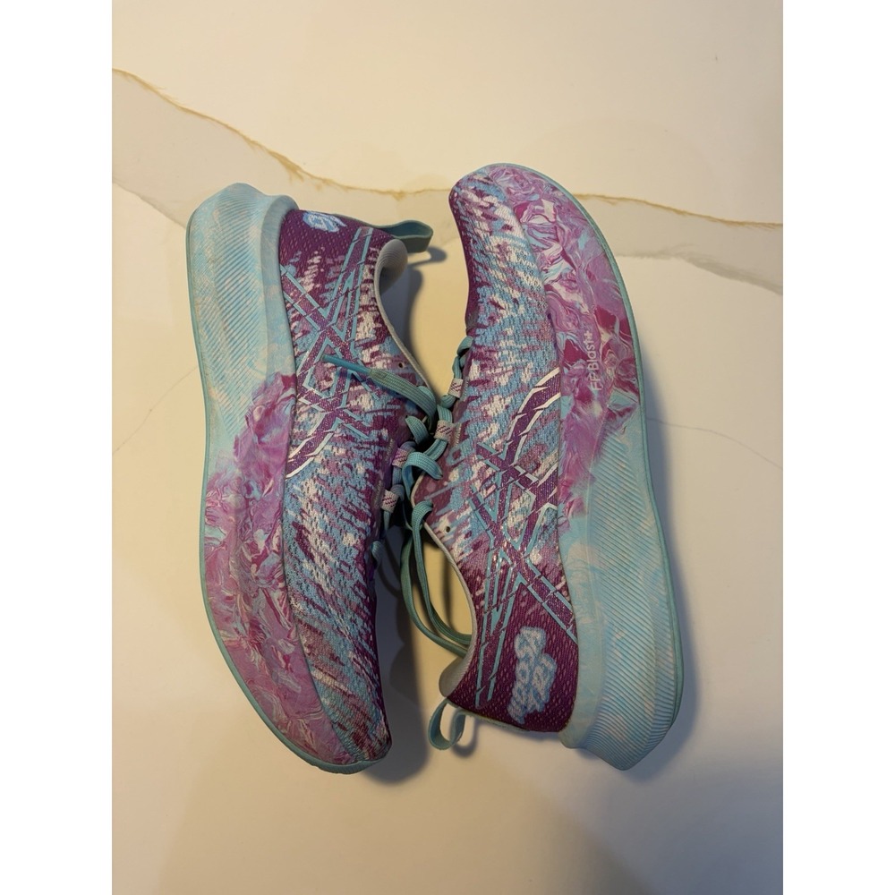 ASICS Noosa Tri 16 Women's Size 8 Running Shoes Bold Magenta Turquoise - Picture 8 of 10